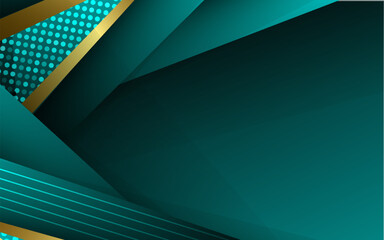 Luxury green color background vector