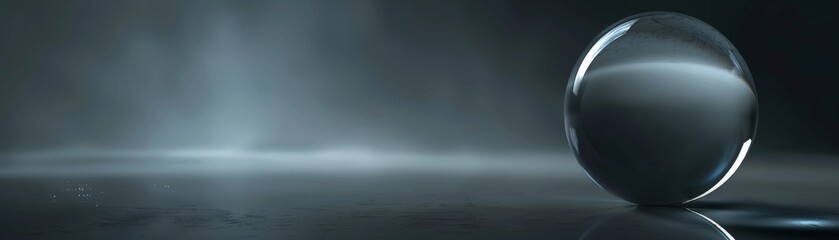 Crystal Ball in a Mysterious Setting.