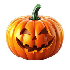 Fototapeta premium illustrations with autumn pumpkins without background for Halloween celebration