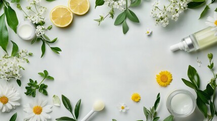 Natural cosmetics skincare