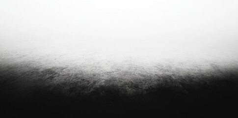 Abstract Black and White Foggy Landscape.
