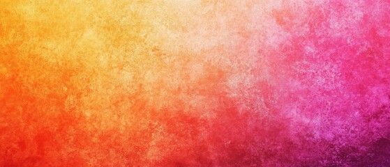 Abstract Watercolor Background with Gradient of Yellow, Orange, and Pink Colors.