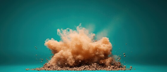 Visual Comparison of Progressive vs Selective Focus with Copy Space, Grunge Splash, and Dust Effects