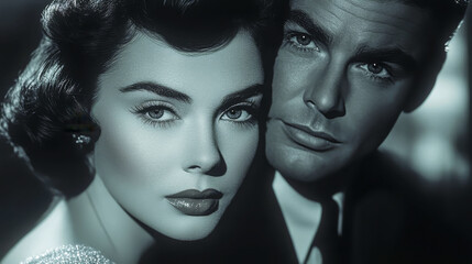 Elegant couple posing in formal wear looking glamorous © Rajesh