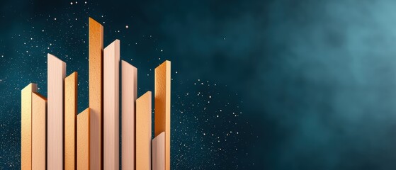 Obraz premium Exploring Emerging Market Trends in Animation with Copy Space, Grunge Splash, and Dust - for Opportunities and Insights