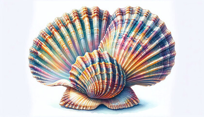 Iridescent Seashell