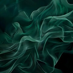 Obraz premium green and white brush abstract background 