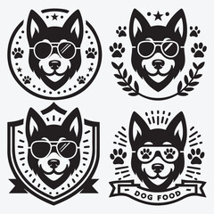 Creative Dog Silhouette Collection Stunning Clip Art for All Pet Enthusiasts