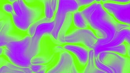 Abstract liquid green and violet  background, Psychedelic liquid ink oil patterns in water. Y2k aesthetic background