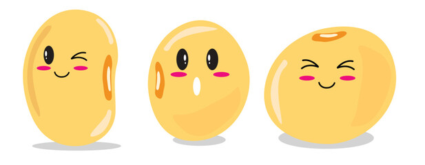Soybeans, Soybeans Cute Vector