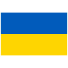 Flag of Ukraine. Ukrainian Coat of Arms. Vector Icon