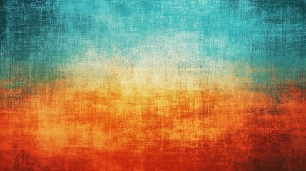 Abstract Background with Turquoise, Yellow, and Orange Hues