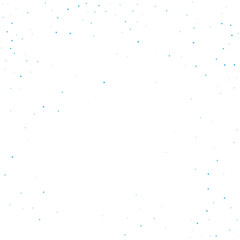 Festive confetti. Blue and white dots. Vector illustration.