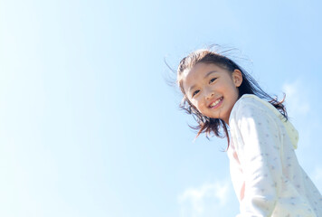 笑顔の女の子
