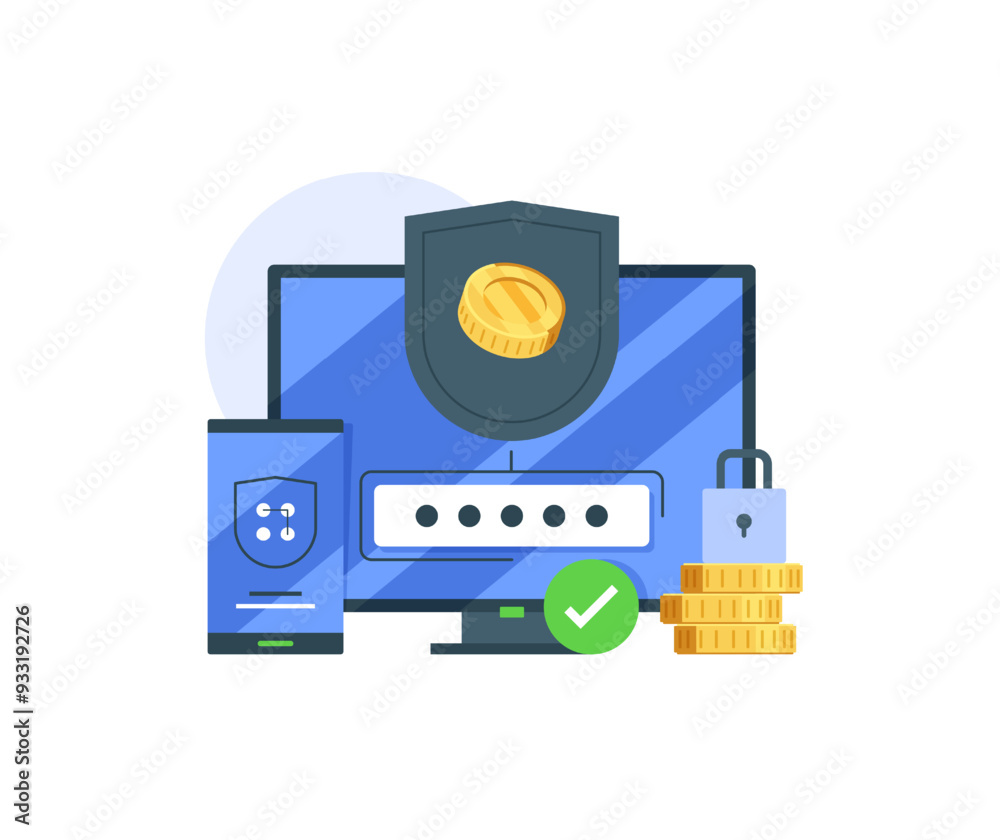 Wall mural payment security,data and transactions protectiondata and transactions protection