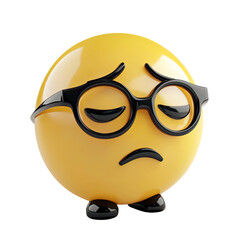 Sad Emoticon Or Emoji, Generative AI