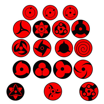 sharingan design from uchiha clan