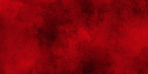 Red grunge textured wall background,Beautiful stylist modern red texture background with smoke,Dark Red Stucco Wall Background.Abstract Watercolor red grunge background painting.