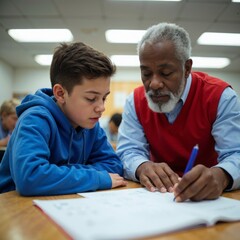 Naklejka premium Personalized Teaching Moment