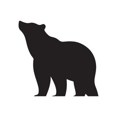 silhouette of bear
