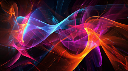 Dynamic Swirling Abstract Colors in a Vibrant and Energetic Artistic Pattern Design.