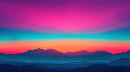 Twilight Sky with Twinkling Stars Like Gemstones, 8K High Detail Copy Space for Text