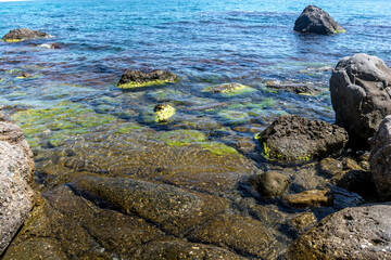Picturesque sea coast