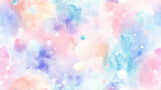 A soft, pastel watercolor background with vibrant hues blending harmoniously, perfect for creative design projects.