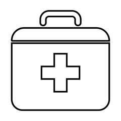 First aid icon vector