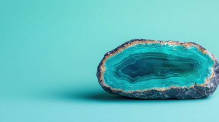 Rough Gemstone with Natural Weathered Texture - High Detail 8K Copy Space for Text