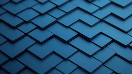 Brilliant Sapphire Roof Design in Modern Architecture with Glowing Accents, Ideal for Copy Space, 8K High Detail Image