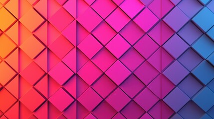 Obraz premium Futuristic Holographic Diamond Patterns for Modern Living with Copy Space, 8K High Detail Window Display