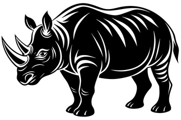 Rhino  vector art and illustration
