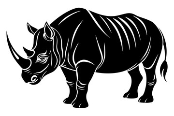 Rhino  vector art and illustration