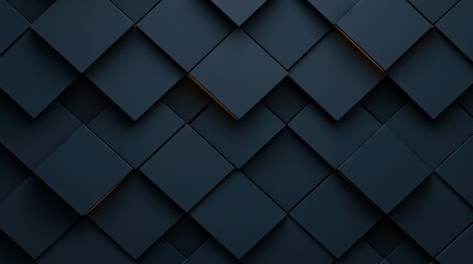   Dark blue background with squares and gold stripe on bottom