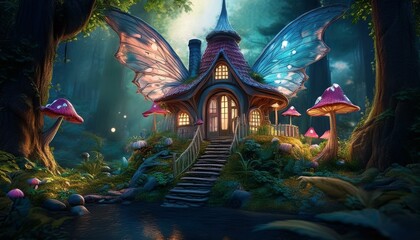 Obraz premium fairy tale castle