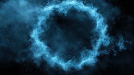 Ethereal swirling cosmic energy in space