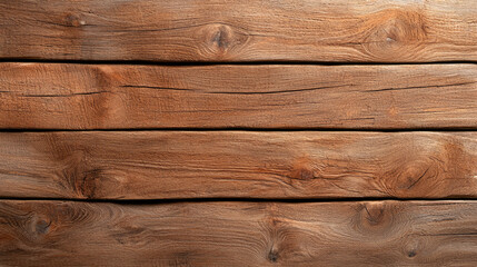 Fototapeta premium Close-up of natural wooden planks showcasing rich textures and warm colors, ideal for rustic designs and backgrounds.