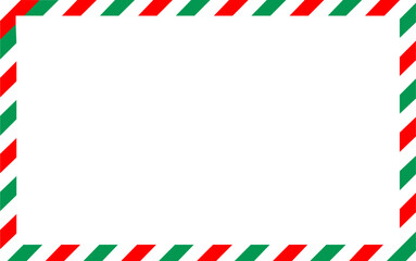 candy cane frames. Christmas and New Year candy frame. Holiday xmas border. isolated on transparent background. Vector illustration. EPS 10