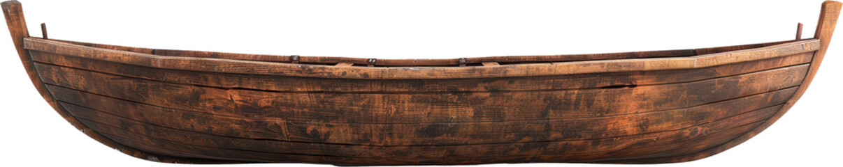 Wooden boat close-up