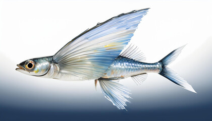 illustration of a flying-fish