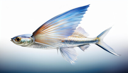 illustration of a flying-fish