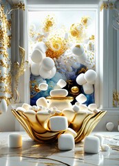 Royal Fractals: The Glamorous Marshmallow Court