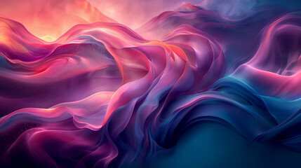 Fototapeta premium A vivid background showcasing smooth undulating wave