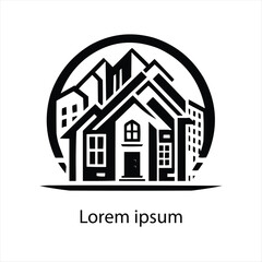 Real estate logo design for brand