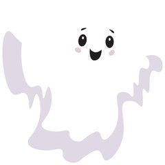 Halloween Cute Ghost Illustration