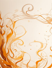 orange background - abstract orange splash background - Generative AI