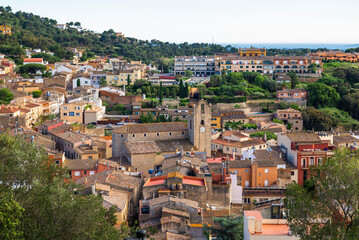 the beautiful town of Begur, a gem of the Costa Brava, Calalonia, Girona, Spain