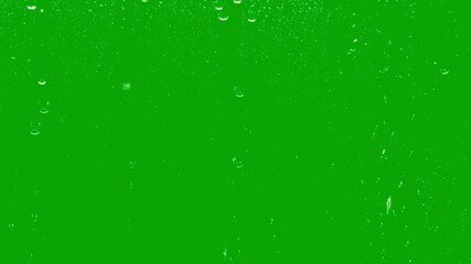 water rain drops green screen background - Powered by Adobe