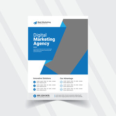 Corporate business flyer and professional business flyer template eps
